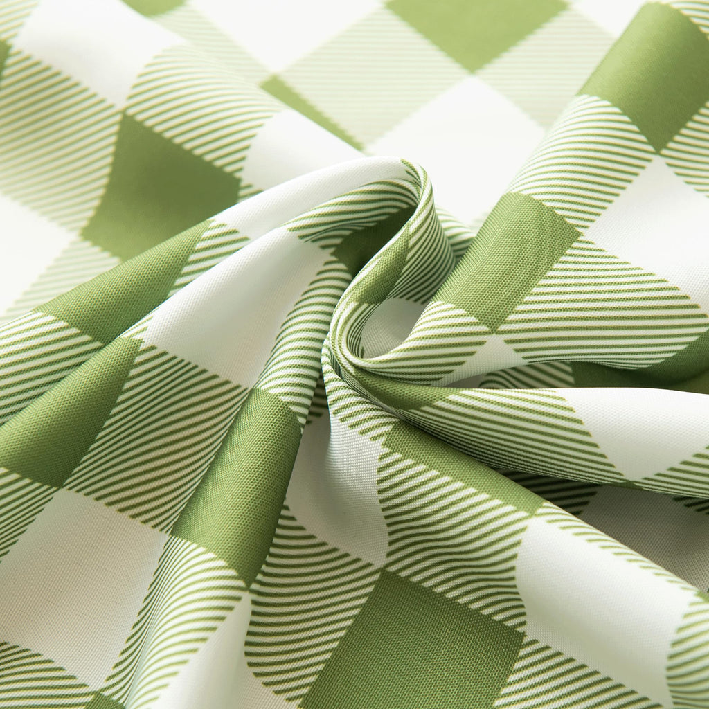 Waterproof Plaid Tablecloth Fabric