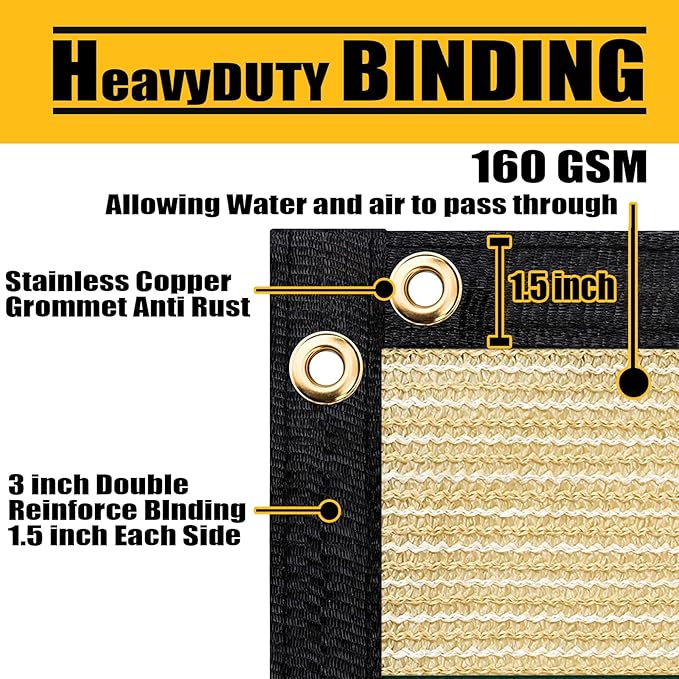 Customized 8' x 83' Green Fence Privacy Screen,with Bindings & Grommets,Heavy Duty for Gardens,Backyard,Patio,Tennis Court,Pool,Construction Project, We Make Custom Sizes