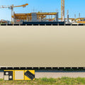 Customized 8' x 5' Beige Fence Privacy Screen,with Bindings & Grommets,Heavy Duty for Gardens,Backyard,Patio,Tennis Court,Pool,Construction Project, We Make Custom Sizes