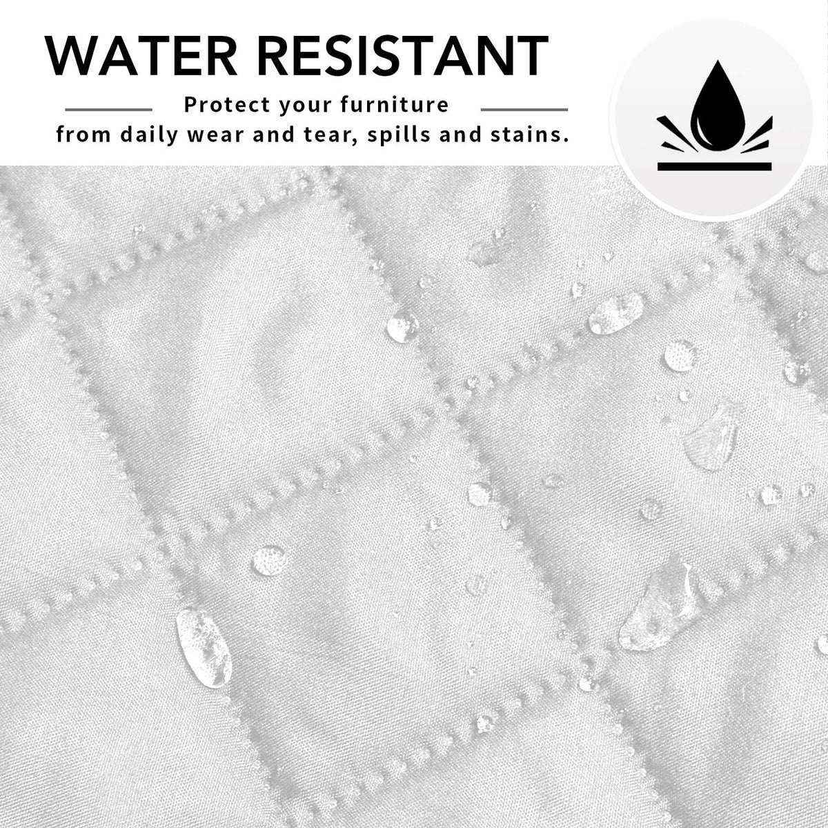 Reversible L Shape Sectional Couch Cover