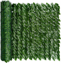 iCover Artificial Ivy Privacy Screen for Fence, 39x118in Strengthened Joint Prevent Leaves Falling Off, Faux Hedge Panels Greenery Vines, Decorative Fences for Outdoor, Garden