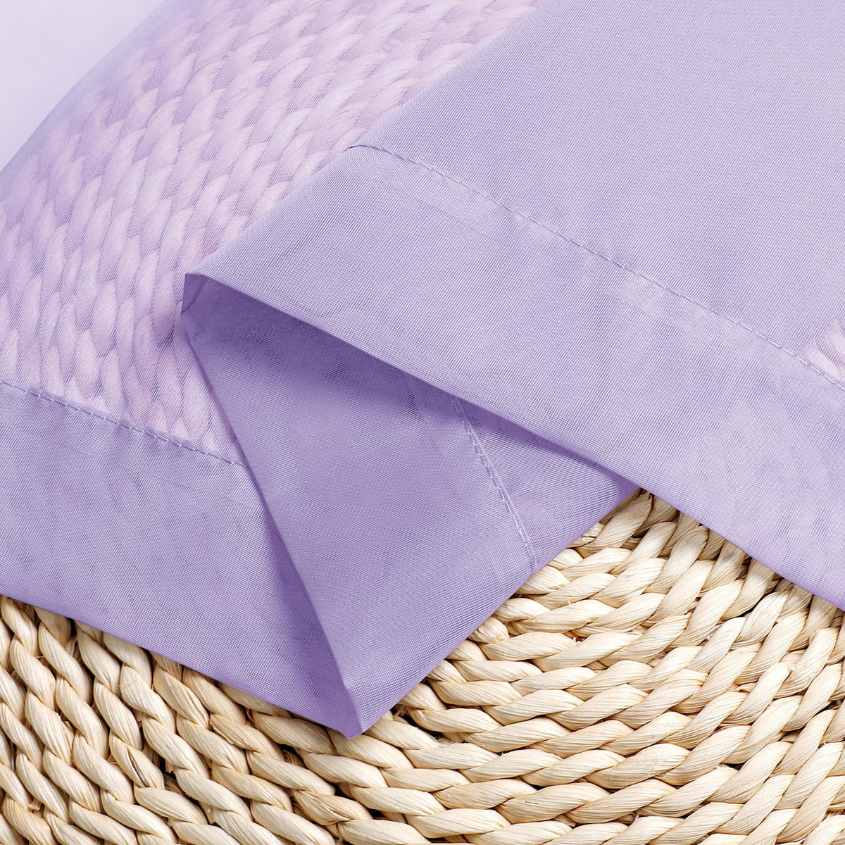 Lilac Sheer Curtains 30 inch Length 2 Panels (2 Count)