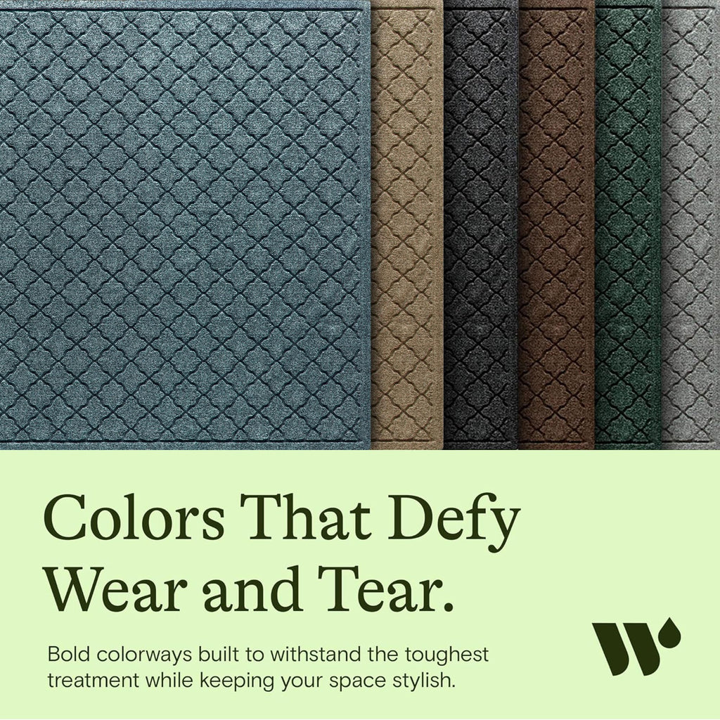 Cordova Front Door Mat Indoor Outdoor Entrance (24 Sq Ft)