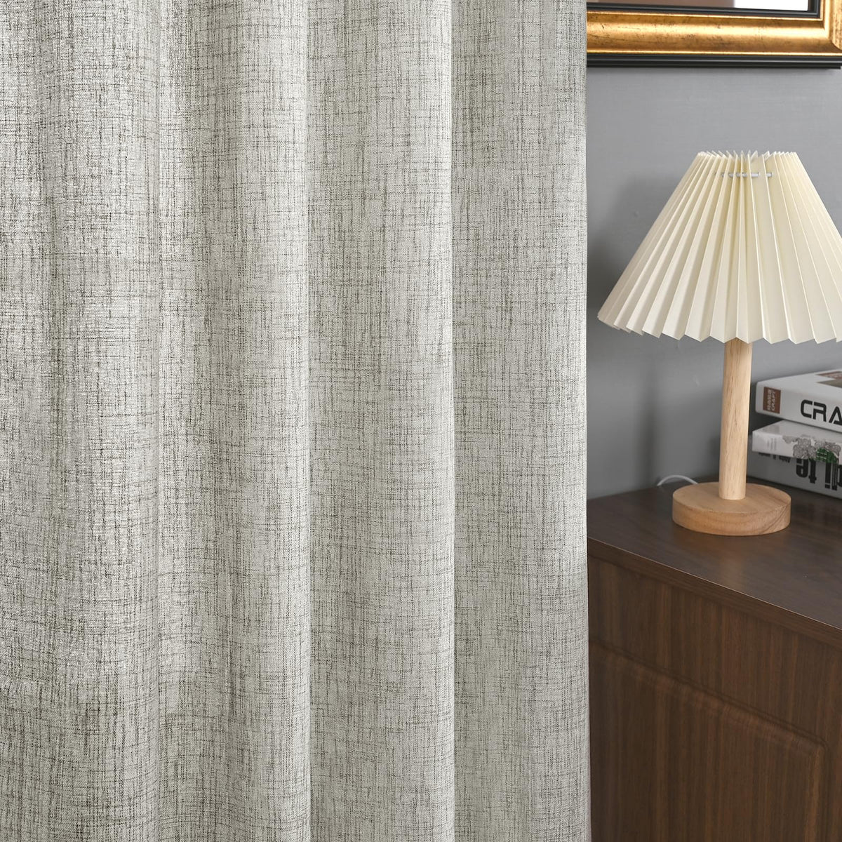 Dark Grey Curtains 52 X 84 Inch (2 Count)