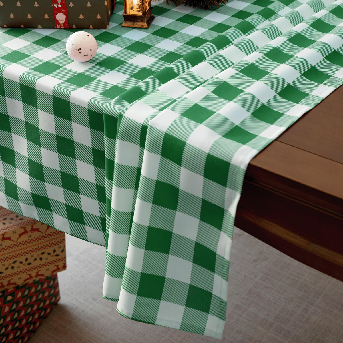 Classic Gingham Buffalo Tablecloth Fabric