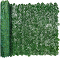 iCover Artificial Ivy Privacy Fence Screen, 59x98in Strengthened Joint Prevent Leaves Falling Off, Faux Hedge Panels Greenery Vines, Decorative Fences for Outdoor Garden