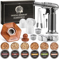 Whiskey Smoker Kit with Torch - 6 Flavors Wood Chips, Old Fashioned Cocktail Drink Smoker Kit, Birthday Bourbon White Elephant Gifts for Adults, Men, Husband, Dad, Christmas, Whiskey Lover(No Butane)