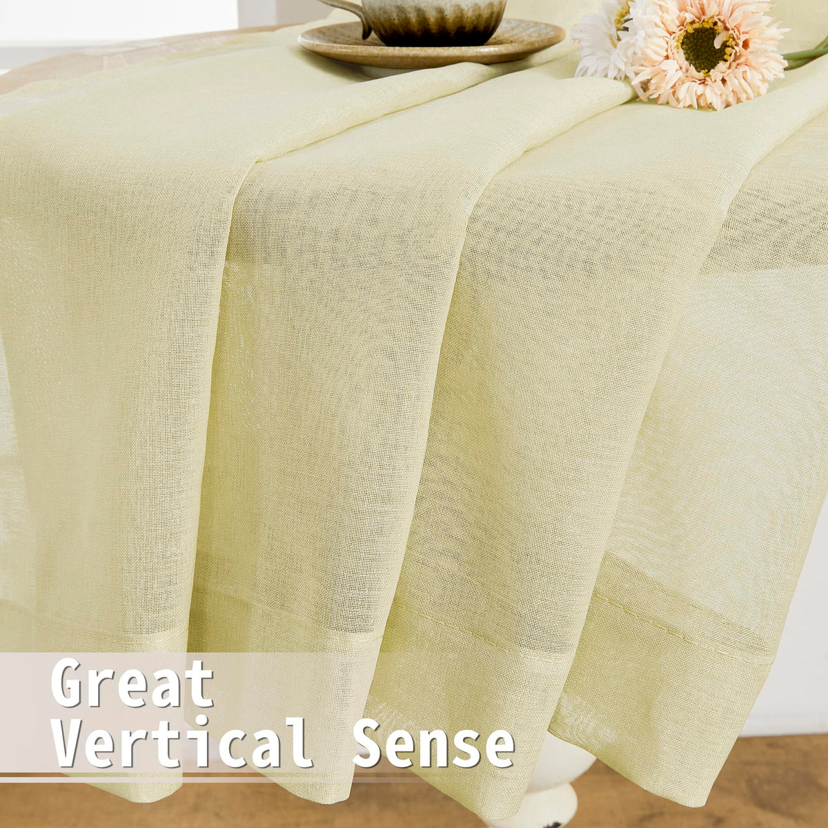 Small Sheer Door Curtain Closet Linen Textured Curtain Sheers Doorway Light Filtering Voile French Door Rod Pocket Curtains Patio Glass Doors