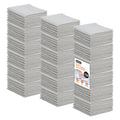 Cotton Terry Washcloths Grey Towels 100% Cotton Cleaning Cloth 16" Rags Wash Clothes for Body and Face (108 Count)
