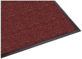 Guardian WaterGuard Indoor/Outdoor Wiper Scraper Floor Mat, Rubber/Nylon, 4'x8', Red