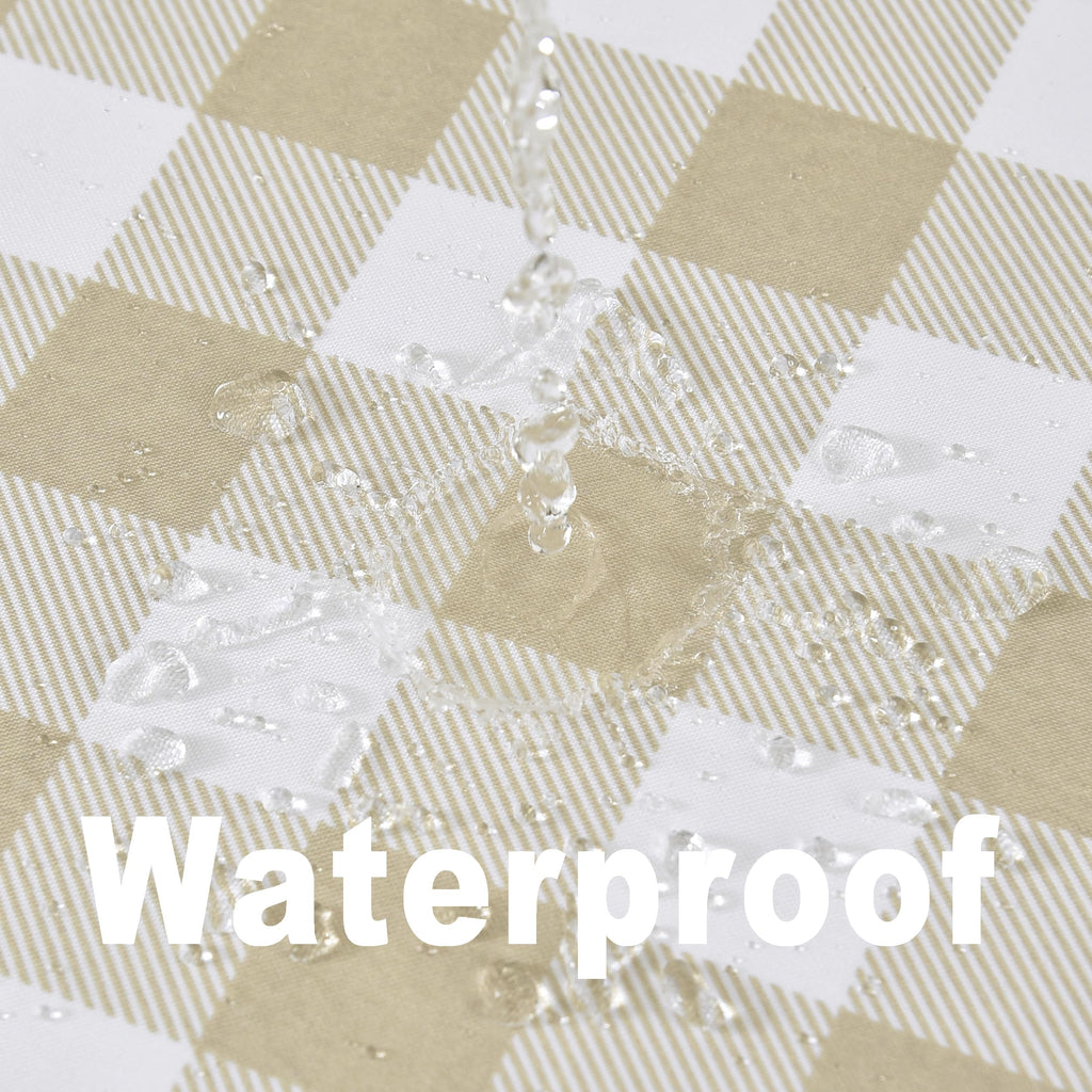 Waterproof Plaid Tablecloth Fabric