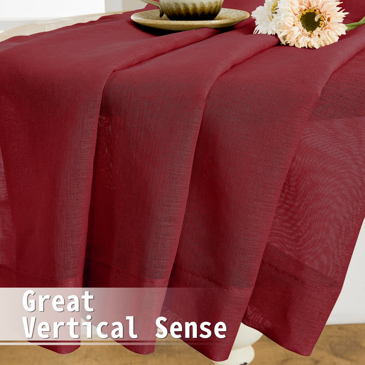 Sheer Door Curtains Closet Linen Textured Curtain Sheers Doorway Light Filtering Voile French Doors Rod Pocket Curtains Patio Glass Door